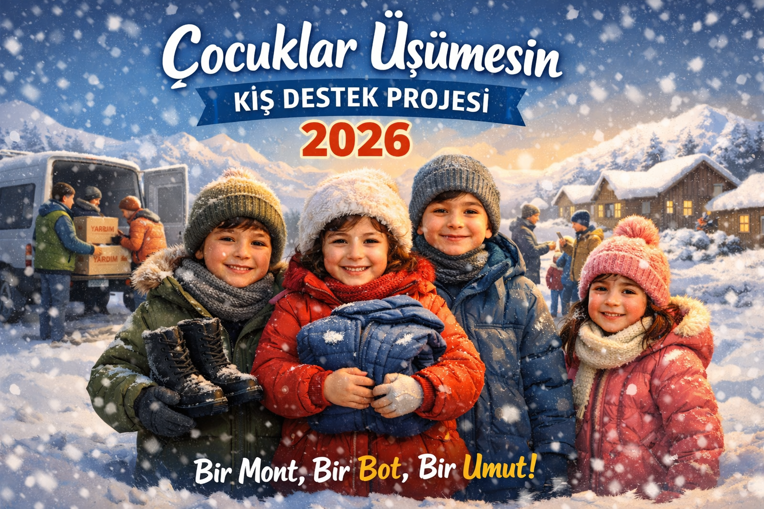 Çocuklar Üşümesin – Kış Destek Projesi Görsel